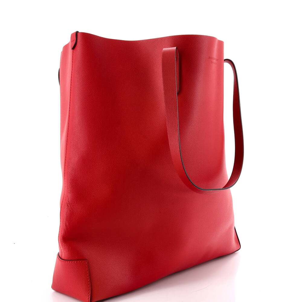 Burberry Crest Shopping Tote Leather #255022B61B - Picture 2 of 7